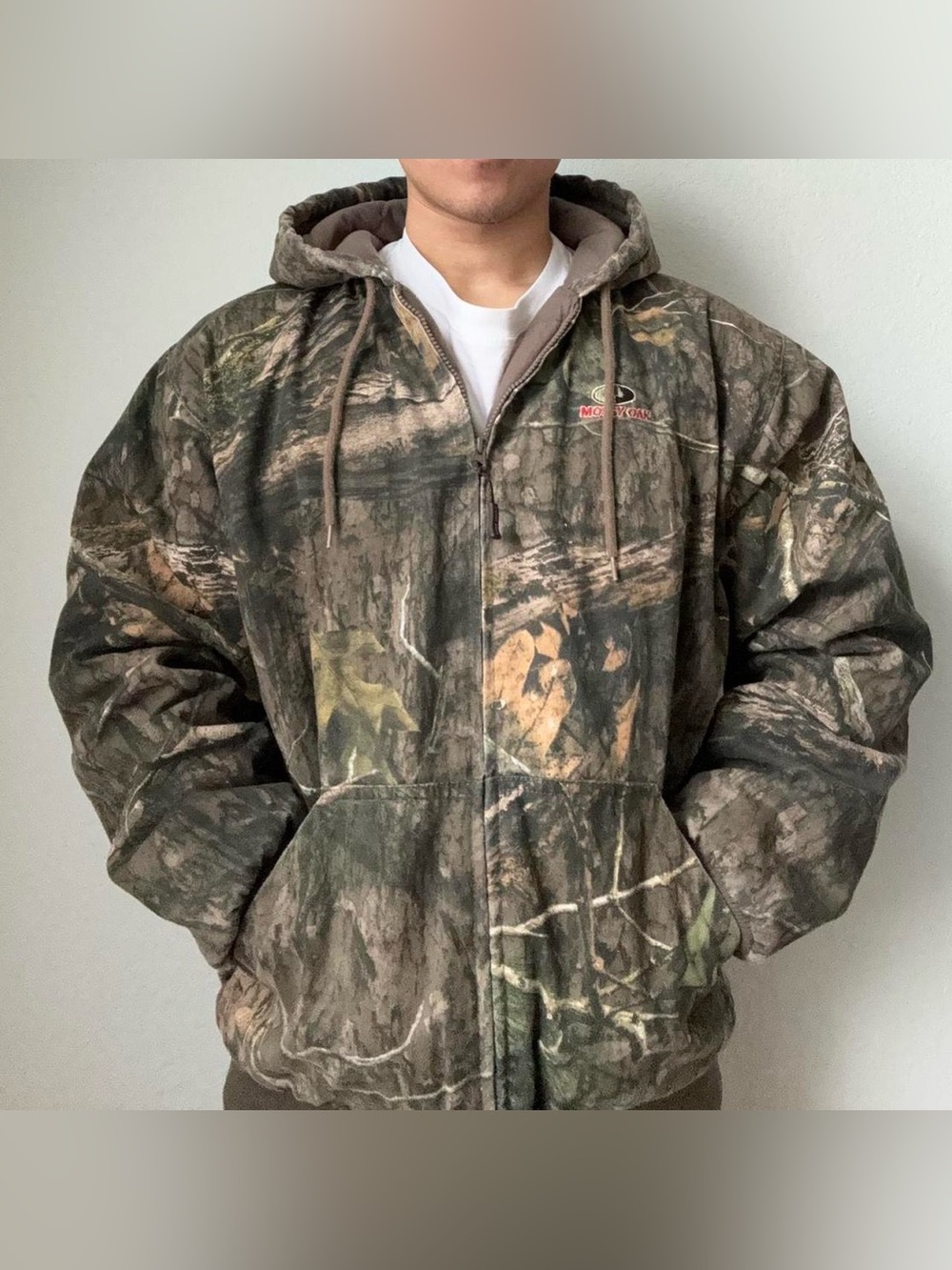 Vintage 2000s Mossy Oak Camo Weatherproof Jacket Size XL Y2K